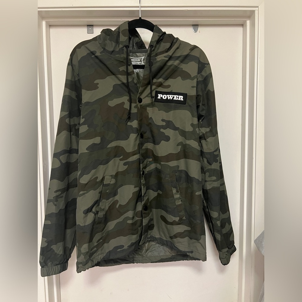 Independent Trading Company WATER RESISTANT HOODED WINDBREAKER COACHES JACKET - Picture 1 of 8